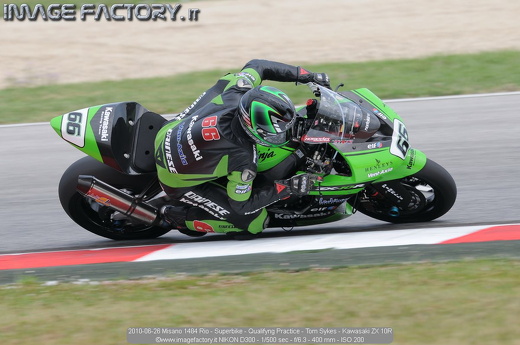 2010-06-26 Misano 1484 Rio - Superbike - Qualifyng Practice - Tom Sykes - Kawasaki ZX 10R